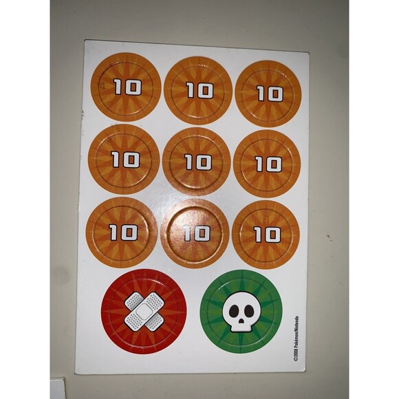 6 Pokémon TCG - XY BREAK: BREAKpoint Punchouts - Damage, Poison, & Burn Counters - Picture 3 of 4